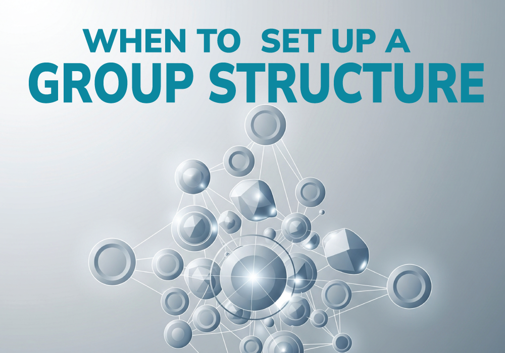 Should you create a group structure from the beginning or once established?